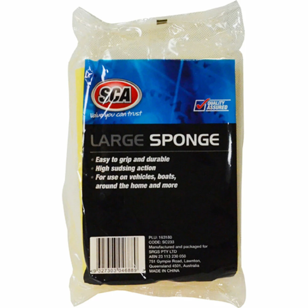 SCA Large Wash Sponge 4 SCA Large Wash Sponge - Image 2
