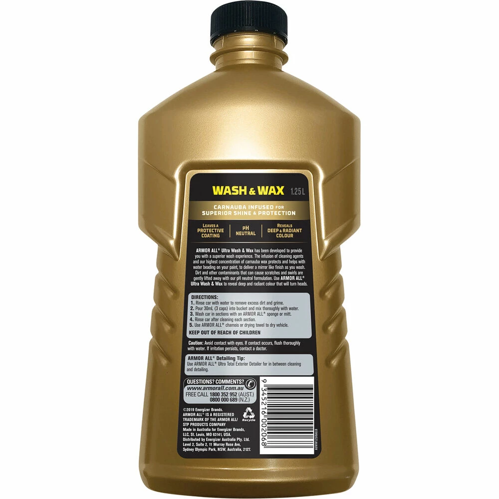 Armor All Ultra Wash & Wax 1.25 Litre 4 Armor All Ultra Wash & Wax 1.25 Litre - Image 2