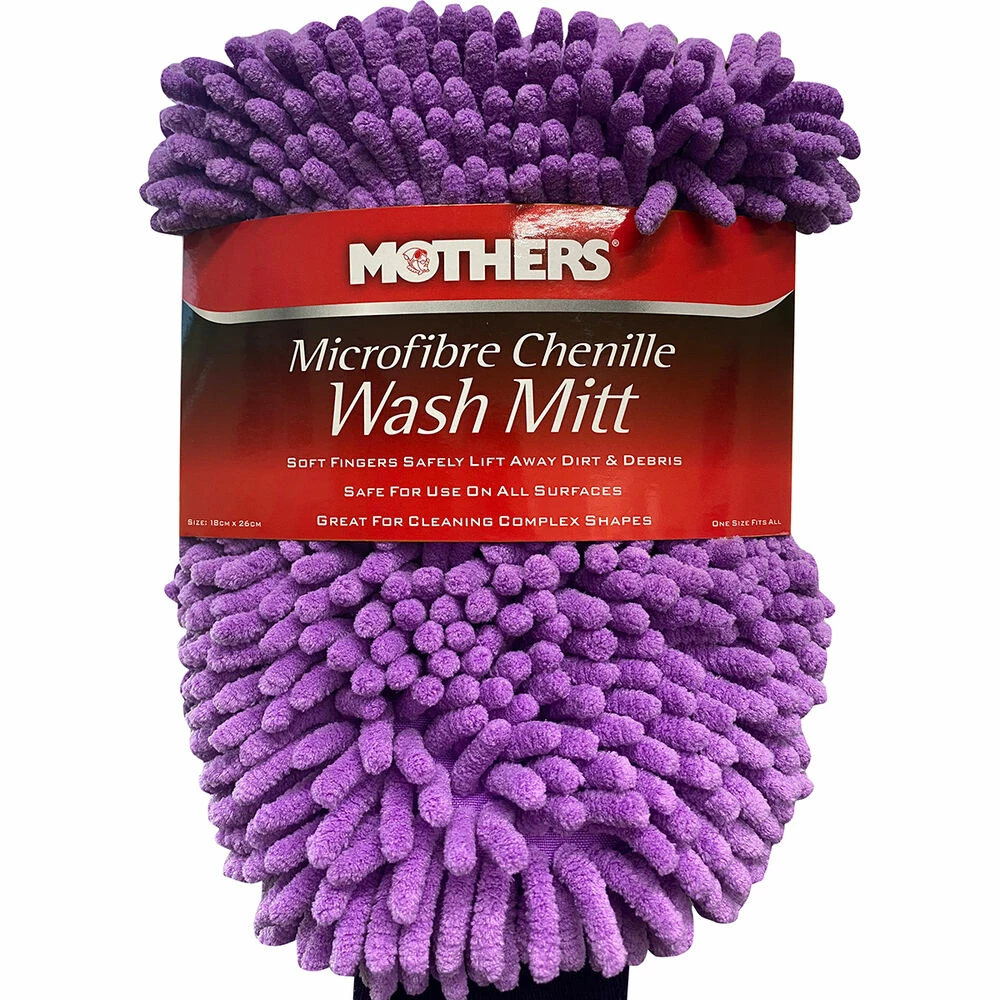 Mothers Microfibre Chenille Wash Mitt 3 Mothers Microfibre Chenille Wash Mitt