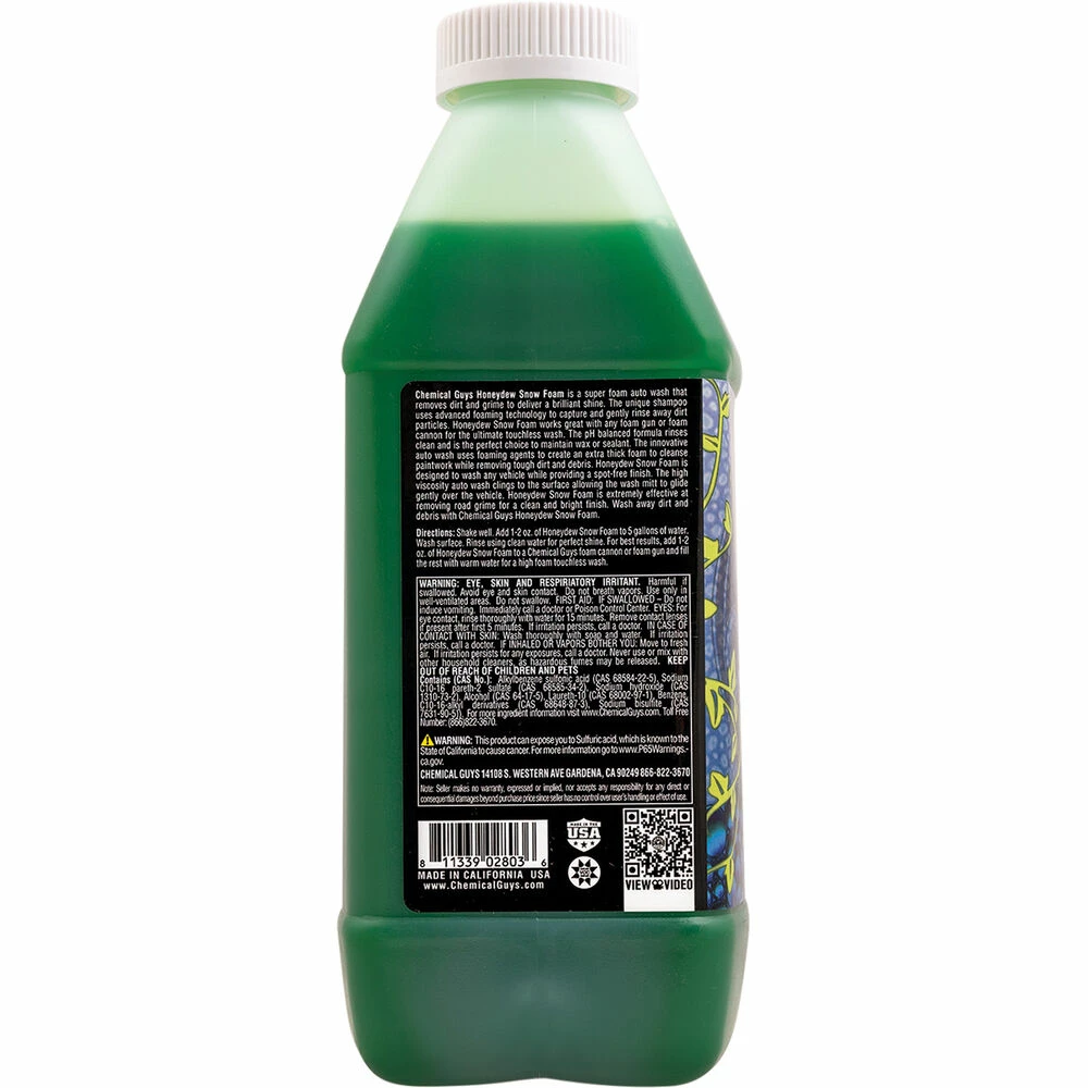 Chemical Guys Honeydew Snow Foam 1.9 Litre 4 Chemical Guys Honeydew Snow Foam 1.9 Litre - Image 2