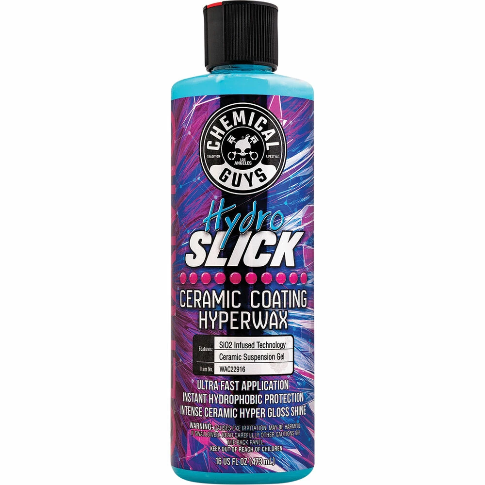 Chemical Guys HydroSlick Si02 Ceramic Coating Hyperwax 473mL 3 Chemical Guys HydroSlick Si02 Ceramic Coating Hyperwax 473mL