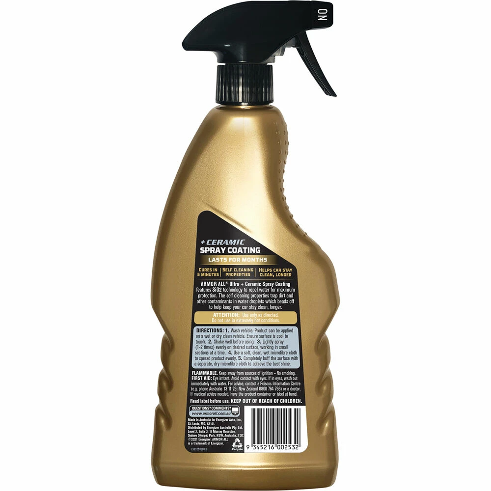 Armor All Ultra Ceramic Spray Coating 500mL 4 Armor All Ultra Ceramic Spray Coating 500mL - Image 2