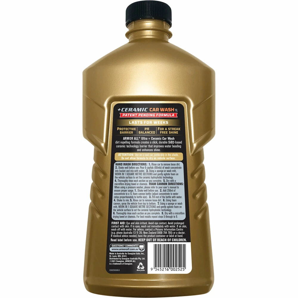 Armor All Ultra Ceramic Car Wash 1 Litre 4 Armor All Ultra Ceramic Car Wash 1 Litre - Image 2