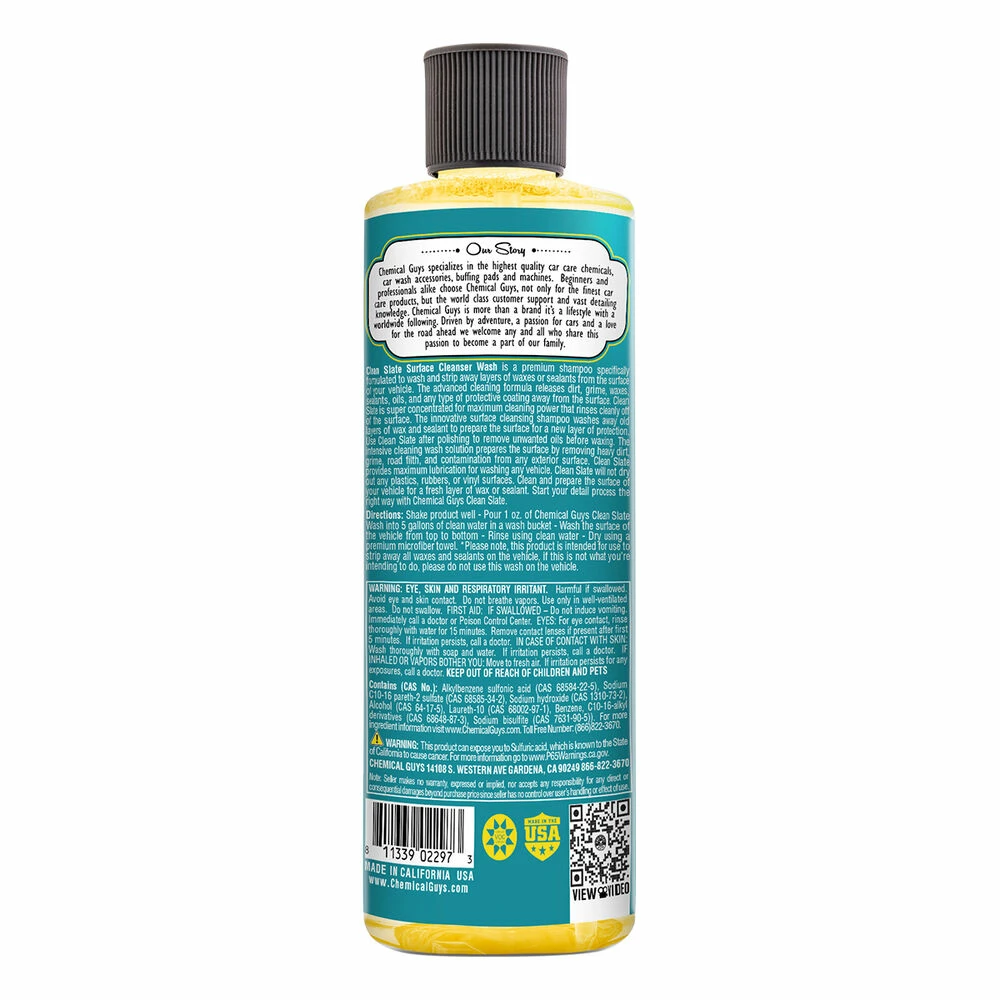 Chemical Guys Clean Slate Stripping Wash 473mL 4 Chemical Guys Clean Slate Stripping Wash 473mL - Image 2
