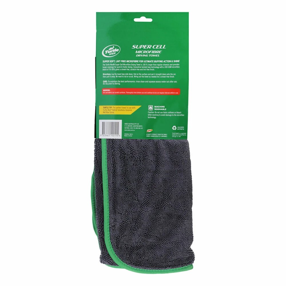 Turtle Wax Super Cell Microfibre Drying Towel 5 Turtle Wax Super Cell Microfibre Drying Towel - Image 3