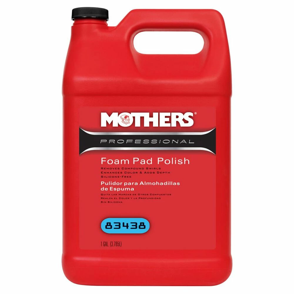 Mothers Professional Foam Pad Polish, 3.785 Litre, 83438 3 Mothers Professional Foam Pad Polish, 3.785 Litre, 83438