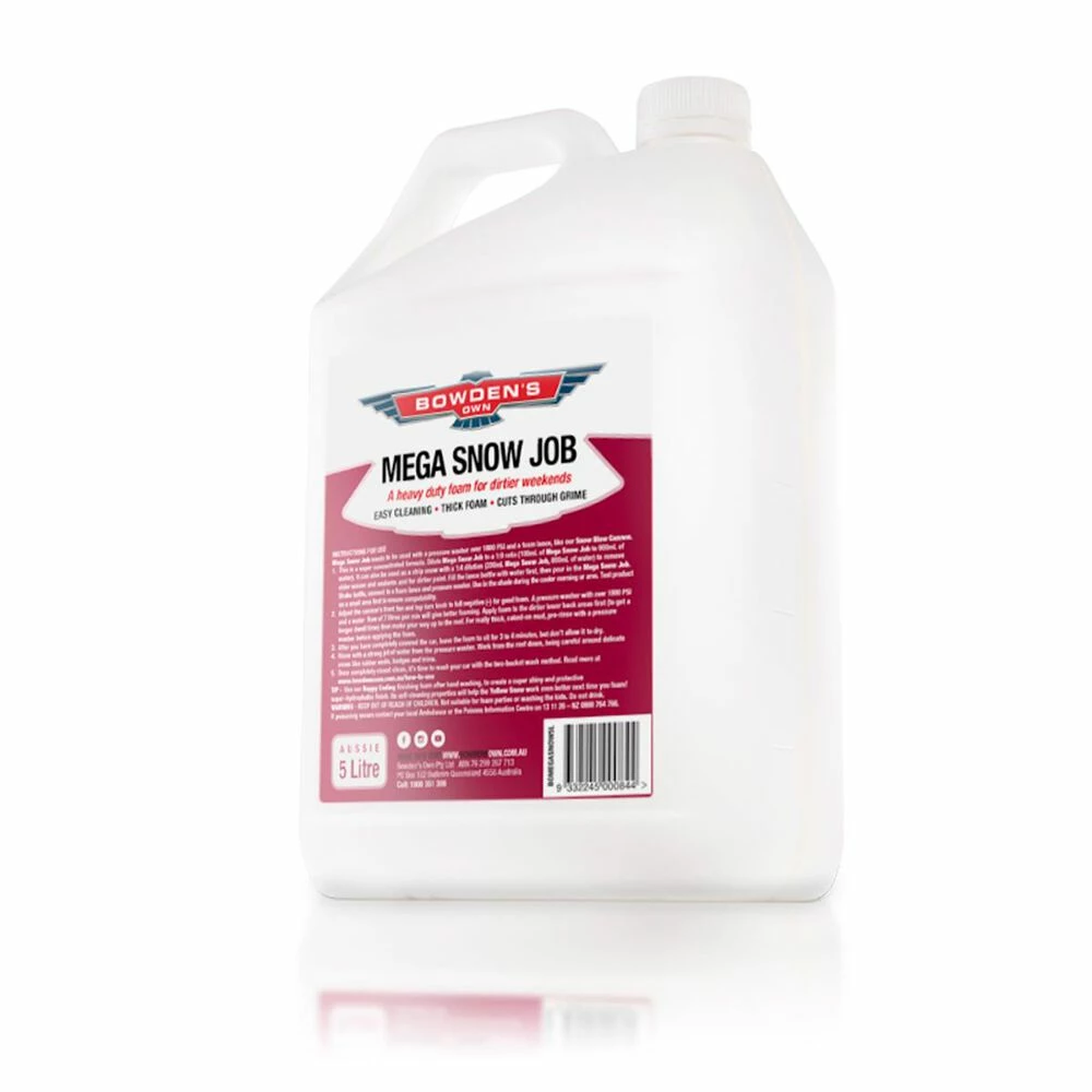 Bowden's Own Mega Snow Job 5 Litre - BOMEGASNOW5L 3 Bowden's Own Mega Snow Job 5 Litre - BOMEGASNOW5L