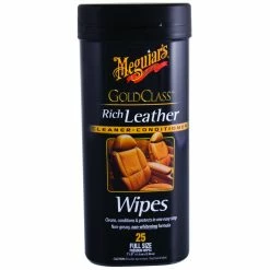 Meguiar's Gold Class Leather Wipes 25 Pack