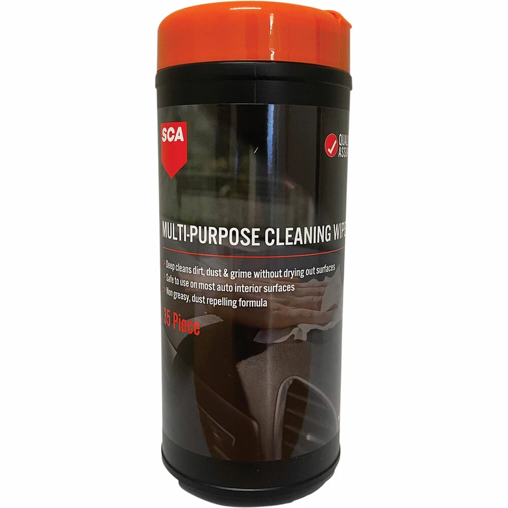 SCA Multi-Purpose Cleaning Wipes 35 Pack 3 SCA Multi-Purpose Cleaning Wipes 35 Pack