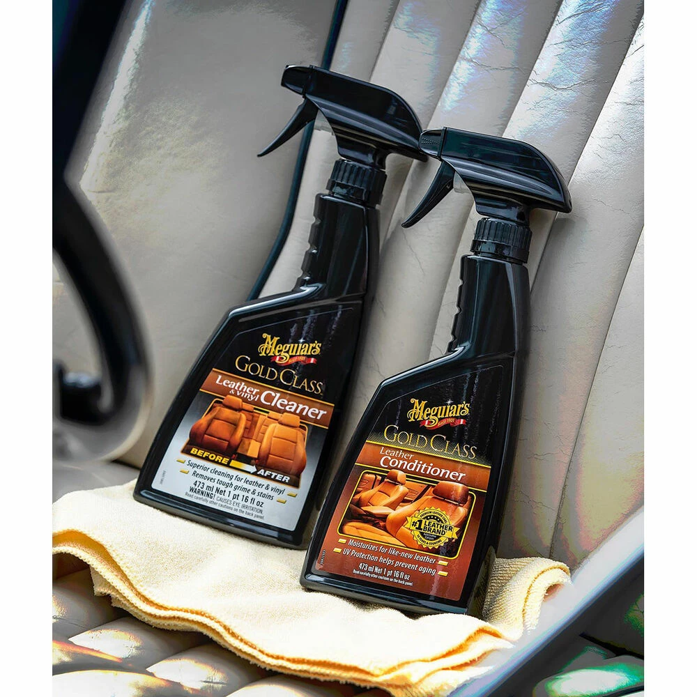 Meguiar's Gold Class Leather Cleaner 473mL 4 Meguiar's Gold Class Leather Cleaner 473mL - Image 2