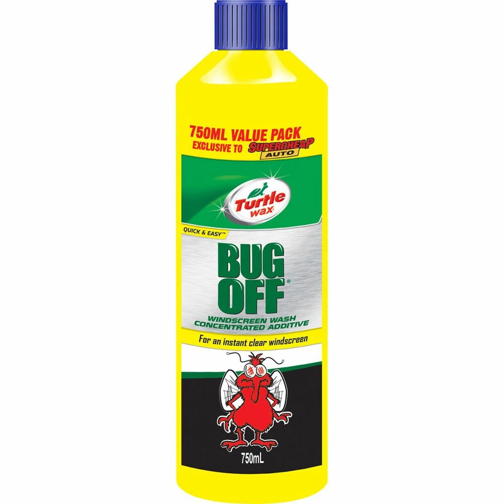 Turtle Wax Bug Off Windscreen Wash 750mL 3 Turtle Wax Bug Off Windscreen Wash 750mL