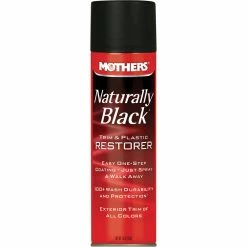 Mothers Naturally Black Trim & Plastic Restorer Aerosol 300g