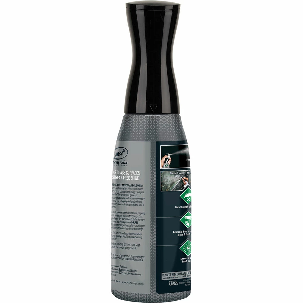 Turtle Wax Hybrid Solutions Streak Free Mist Glass Cleaner 591mL 4 Turtle Wax Hybrid Solutions Streak Free Mist Glass Cleaner 591mL - Image 2