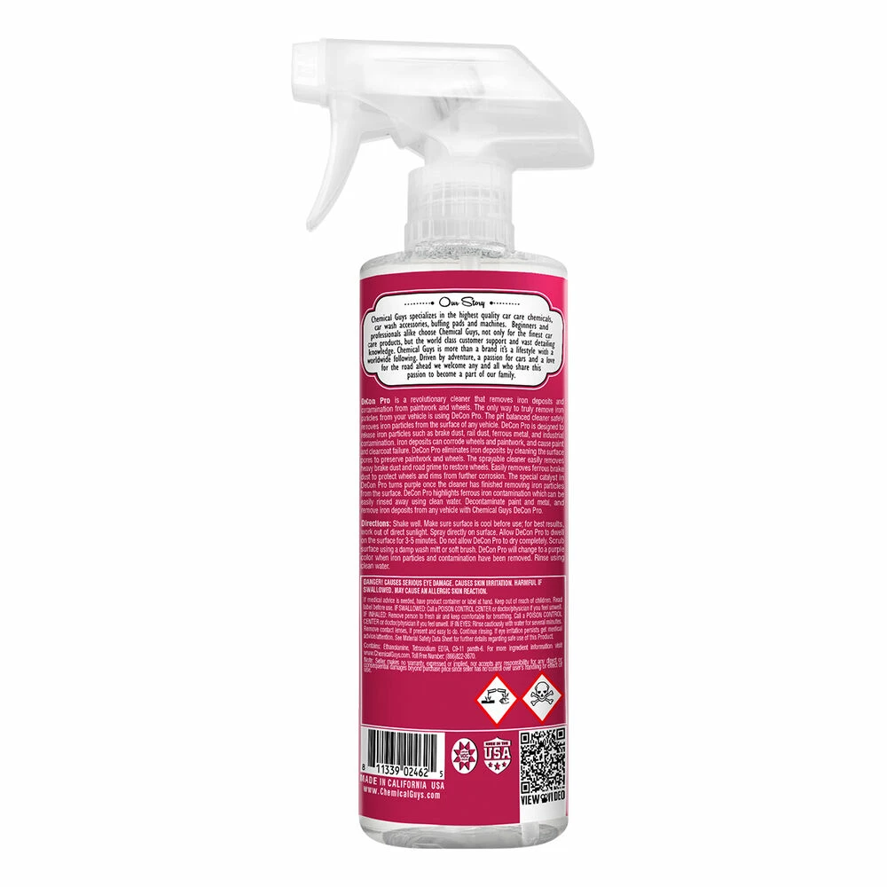 Chemical Guys Decon Pro Iron Remover & Wheel Cleaner 473mL 4 Chemical Guys Decon Pro Iron Remover & Wheel Cleaner 473mL - Image 2