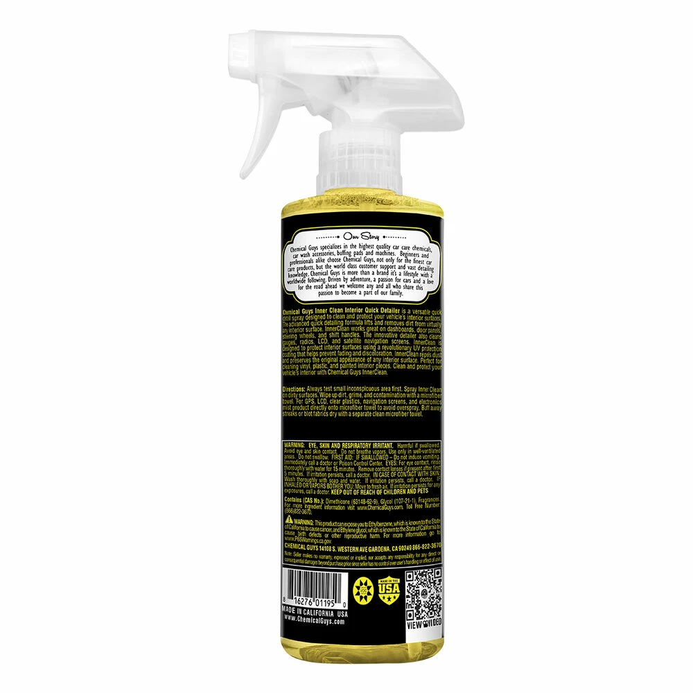 Chemical Guys InnerClean Quick Detailer 473mL 4 Chemical Guys InnerClean Quick Detailer 473mL - Image 2