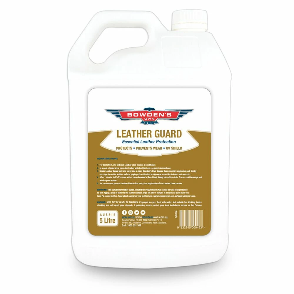 Bowden's Own Leather Guard 5L Value Pack BOLG5L 3 Bowden's Own Leather Guard 5L Value Pack BOLG5L