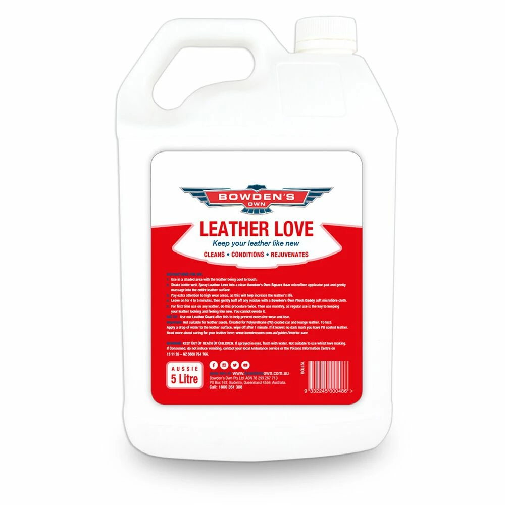 Bowden's Own Leather Love 5L Value Pack BOLL5L 3 Bowden's Own Leather Love 5L Value Pack BOLL5L